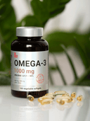 OMEGA-3 Litte Life Lab, 1000 мг, вегетарианские капсулы, 100 шт. Litte Life Lab — фото 4