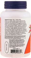 C-1000, Витамин С-1000 мг, таблетки, 100 шт. NOW Foods — фото 3