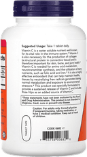 C-1000, Витамин С-1000 мг, таблетки, 250 шт. NOW Foods — фото 3