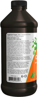Жидкий хлорофилл / Chlorophyll Liquid, мята, 473 мл. NOW Foods — фото 3