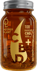 CBD капсулы с полипренолами 1000 мг (100 шт по 10 мг) Motherplant — фото 2