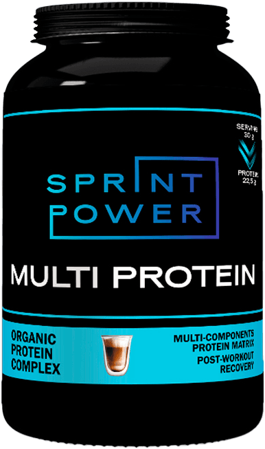 Мульти протеин "SPRINT POWER", капучино, 900 г