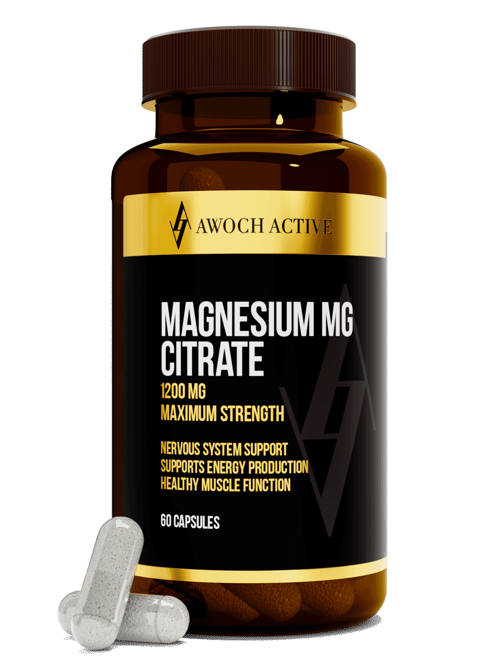 MAGNESIUM Mg (МАГНИЙ) БАД, капсулы, 60 шт. ТЖК 720мг тм AWOCHACTIVE