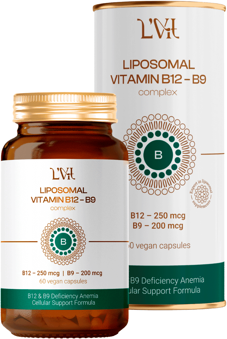 Liposomal B12&B9 complex Липосомальный комплекс B12&B9, капсулы, 60 шт. Liposomal Vitamins