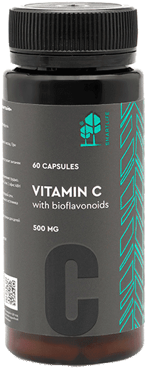 Витамин С с биофлавоноидами, капсулы, 60 шт. СМАРТЛАЙФ / Vitamin C with Bioflavonoids SMARTLIFE