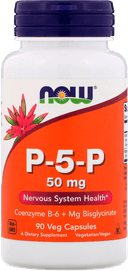 P-5-P / П-5-П, 50 мг, капсулы, 90 шт. NOW Foods — фото 1