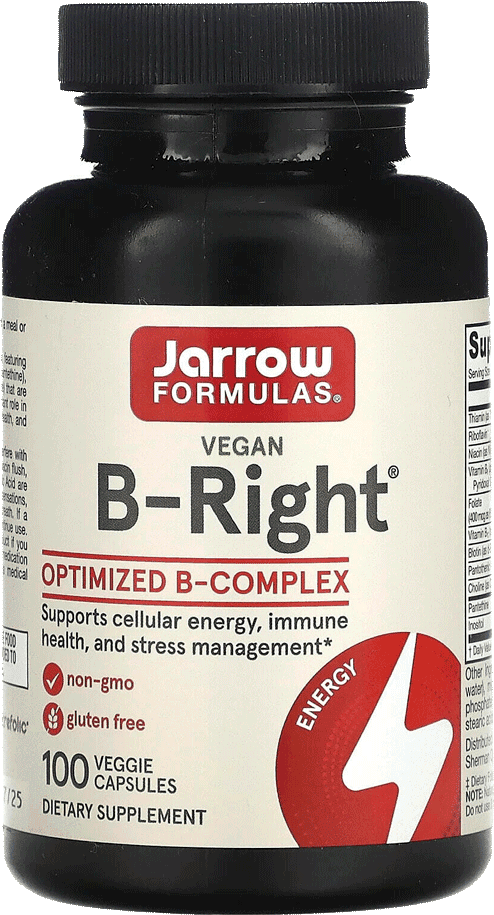 B-Right, вегетарианские капсулы, 100шт. Jarrow Formulas