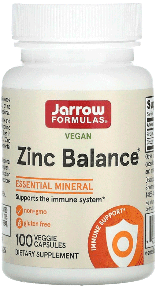 Zinc Balance, вегетарианские капсулы, 100 шт. Jarrow Formulas