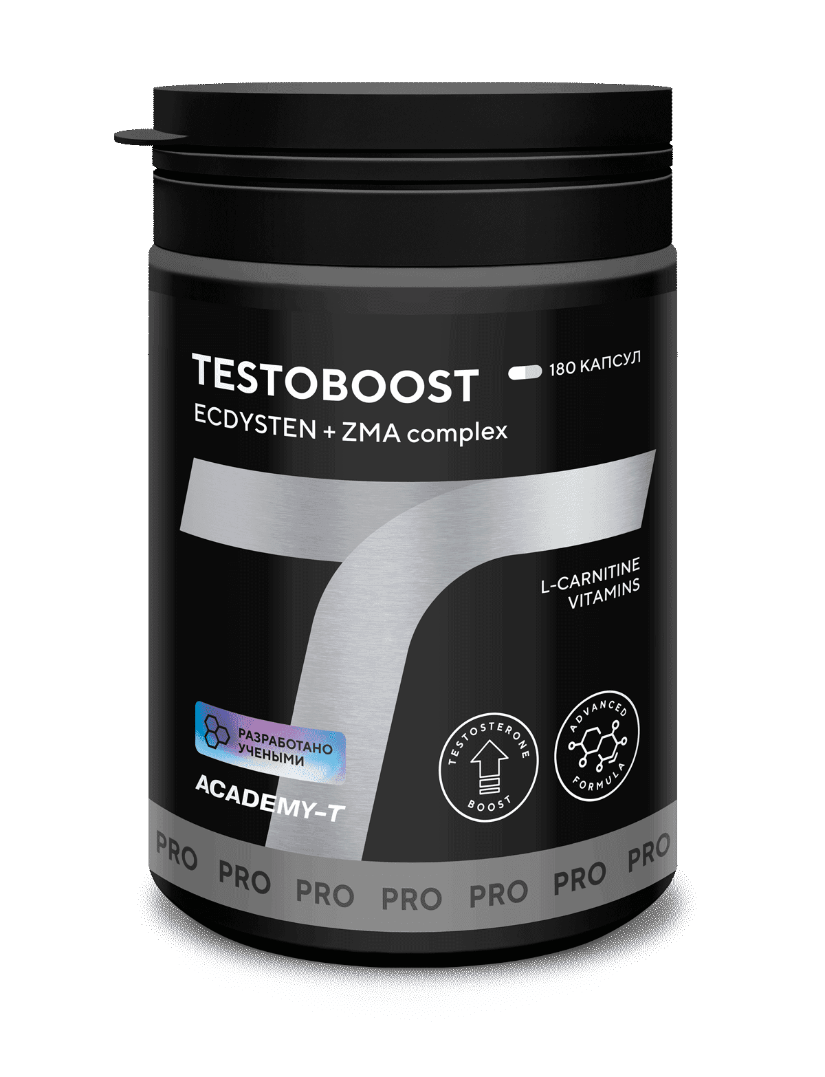 Бустер тестостерона TestoBoost®, капсулы, 180 шт. АКАДЕМИЯ-Т