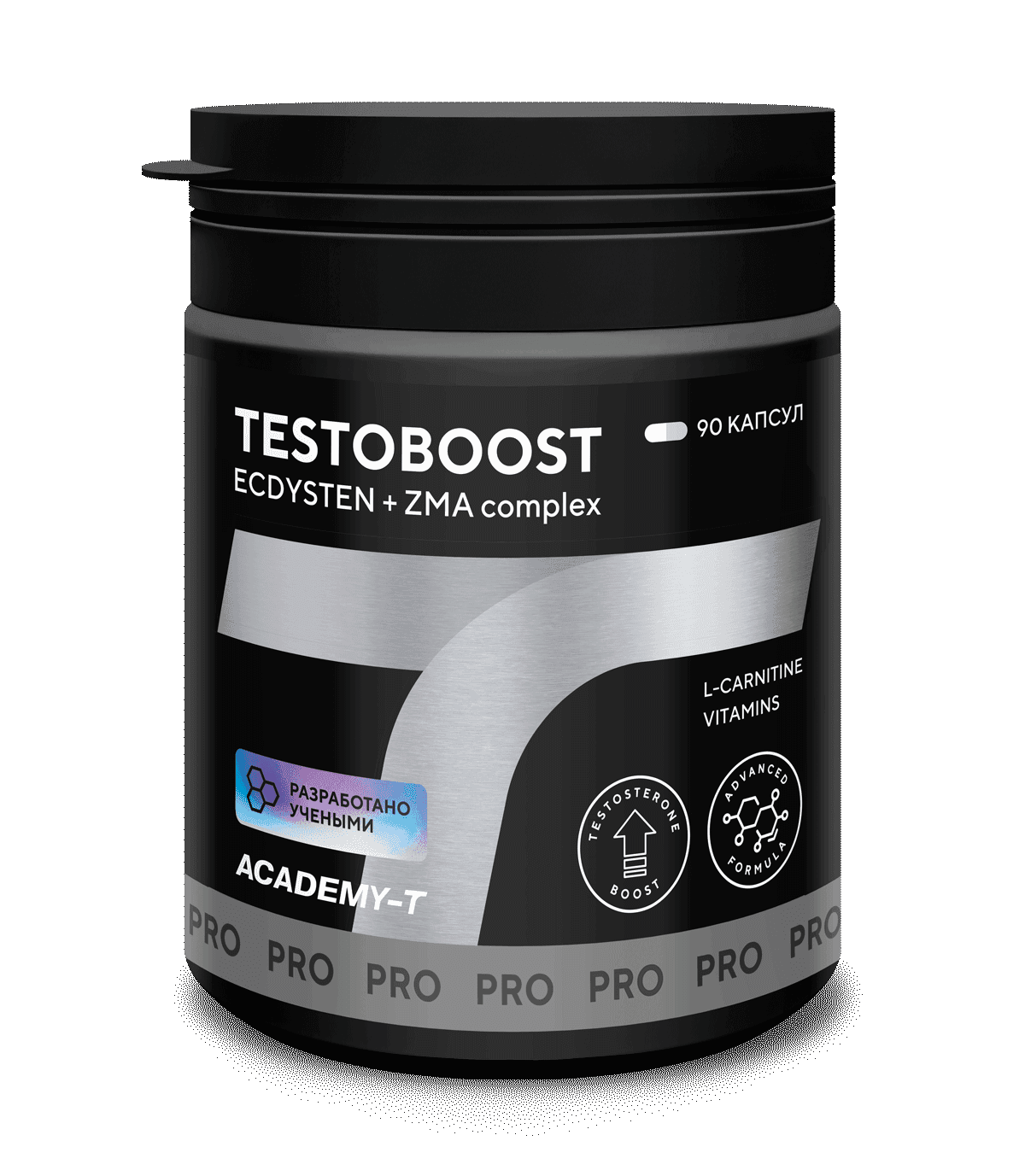 Бустер тестостерона TestoBoost®, капсулы, 90 шт. АКАДЕМИЯ-Т